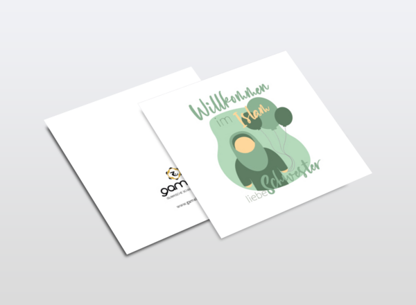 Willkommen im Islam Postkarte