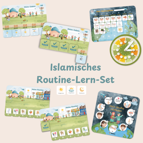 Islamisches Kinder-Routine-Lern-Set – Bild 2